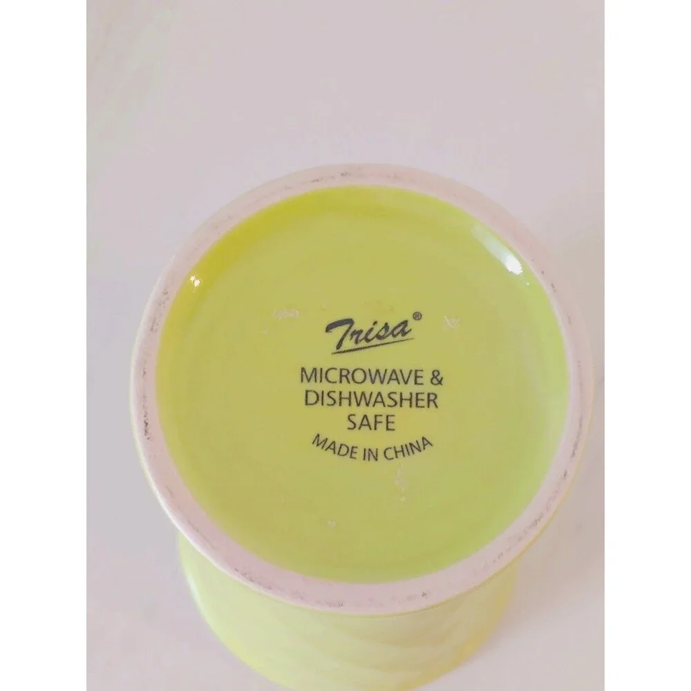 TRISA Ice Cream Waffle Cone Ice Cream Dish Green